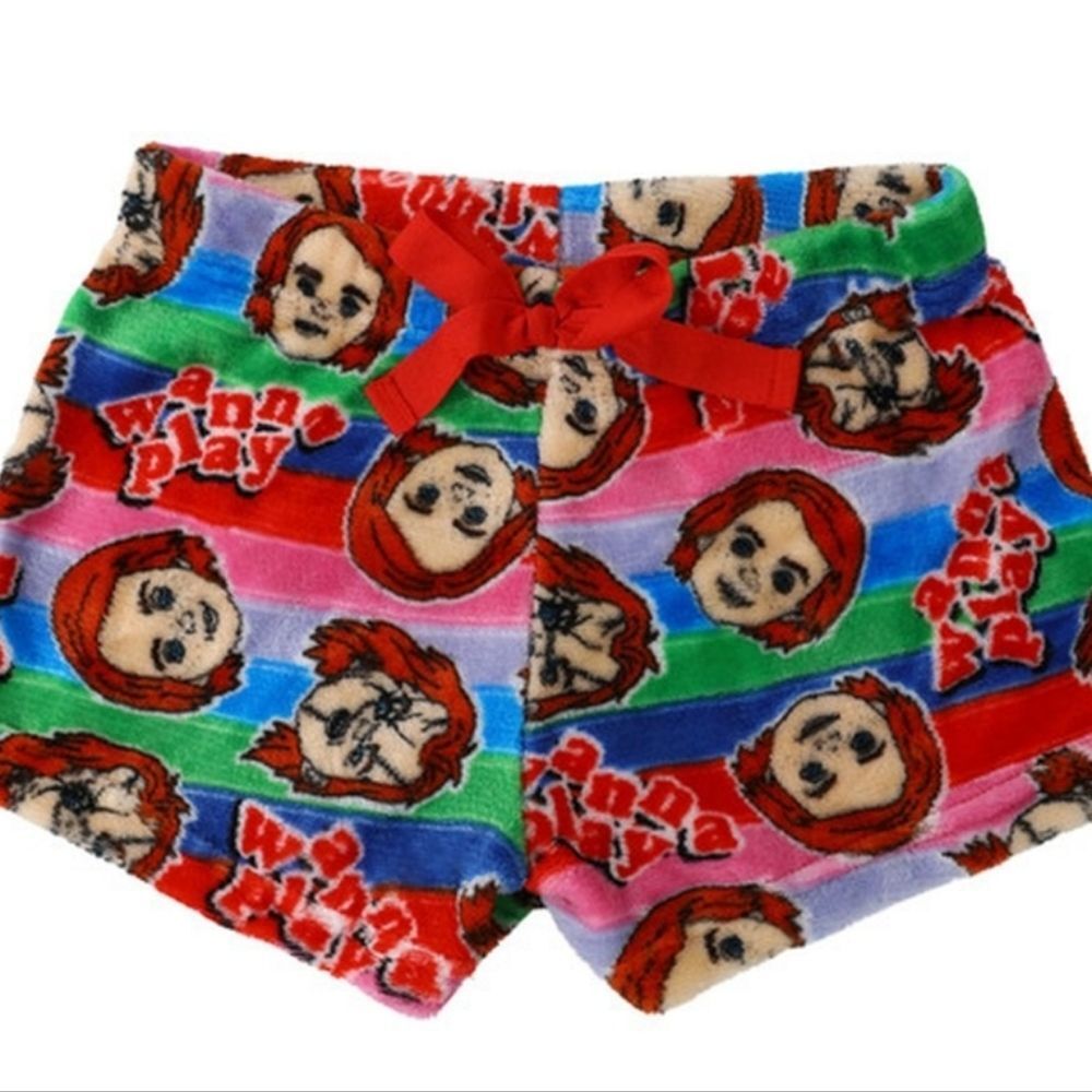 Universal Studio Chucky‎ Wanna Play Plush Lounge Shorts